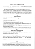 Sazebník úhrad za poskytování informací
