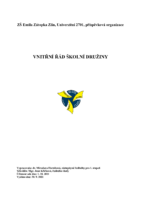 Vnitřní řád ŠD